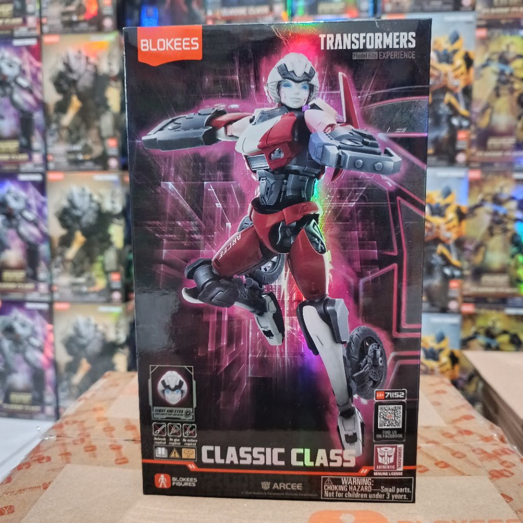 Blokees Figures Arcee Transformers Classic Class 07 Series 71152 Blokees Transformer CC 07 Arcee