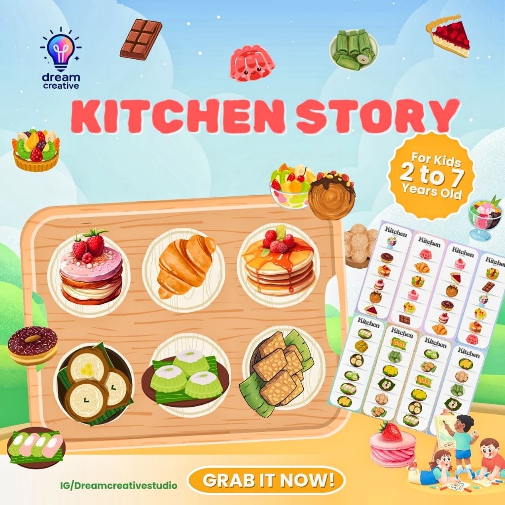 Mainan Coding Anak tema Kitchen Story