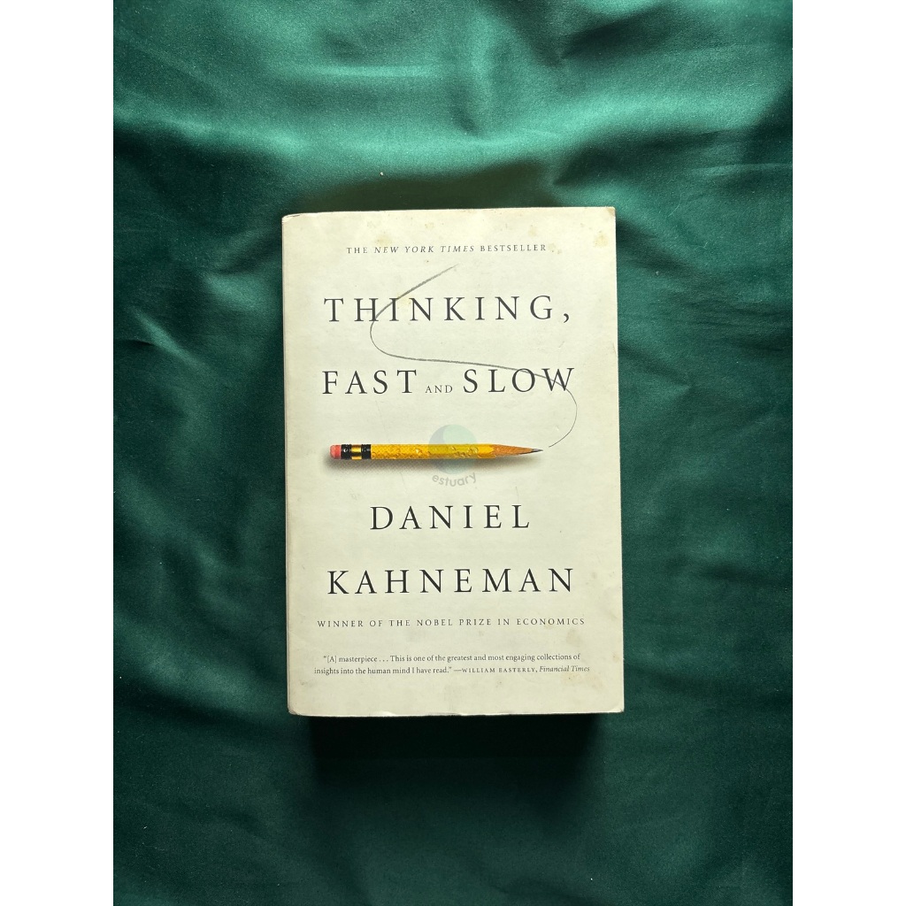 PRELOVED - Novel/Buku Thinking Fast and Slow - Daniel Kahneman