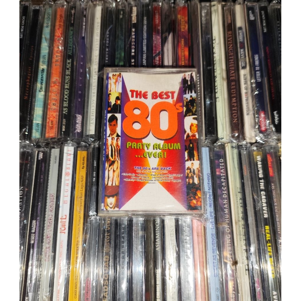 Kaset The Best 80's Party Album Ever - Alphaville, When In Rome, Kon Kan, Cindy Lauper, Toni Brasil,