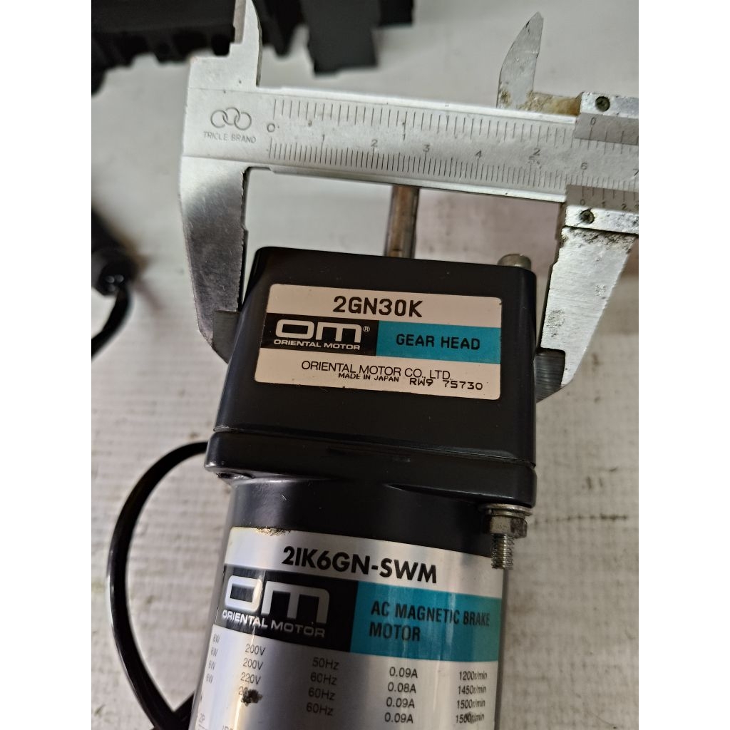 AC brake motor gearbox 6w 220V 3phase