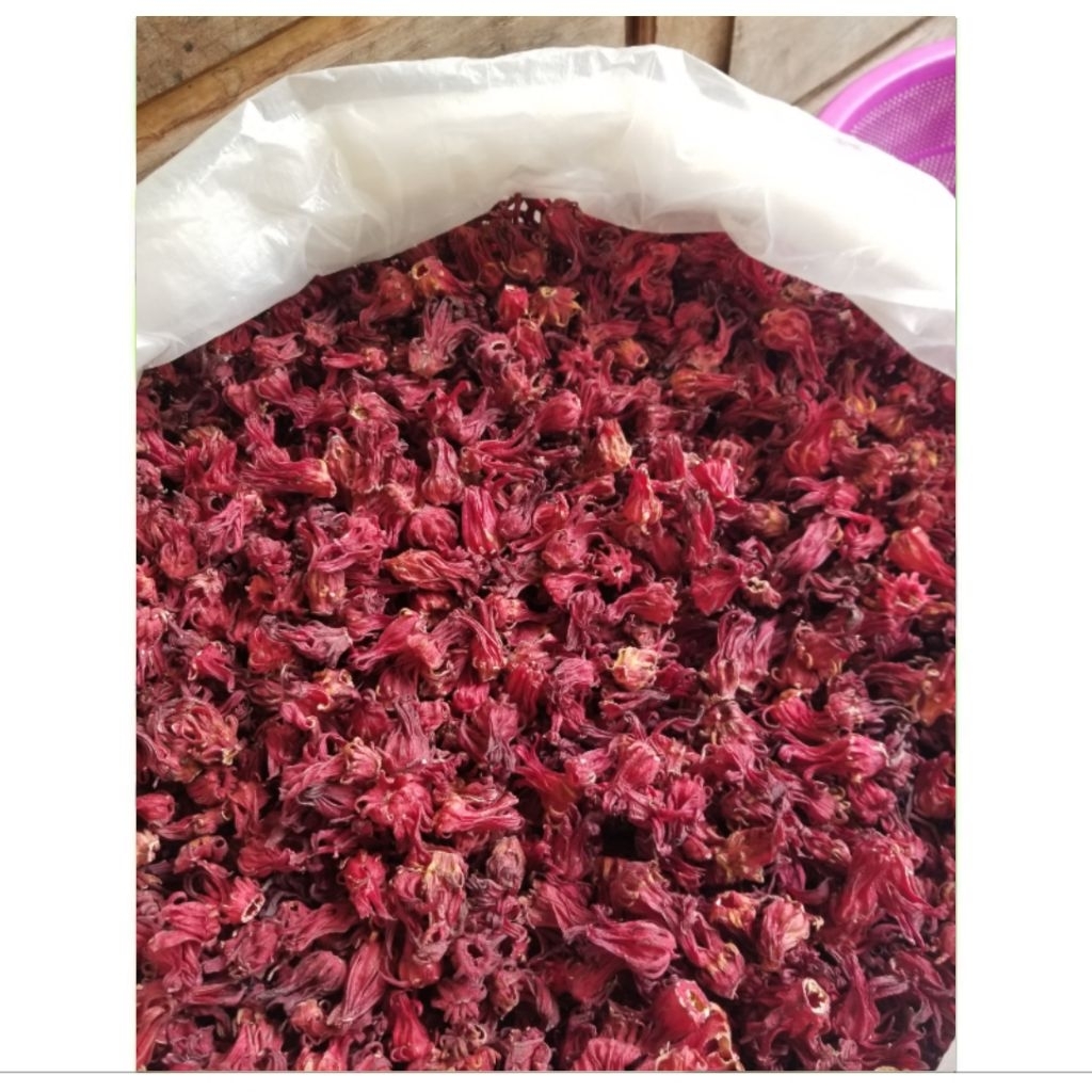 Grosir Teh Herbal Bunga Rosella Merah Kering Kualitas Premium langsung dr petani