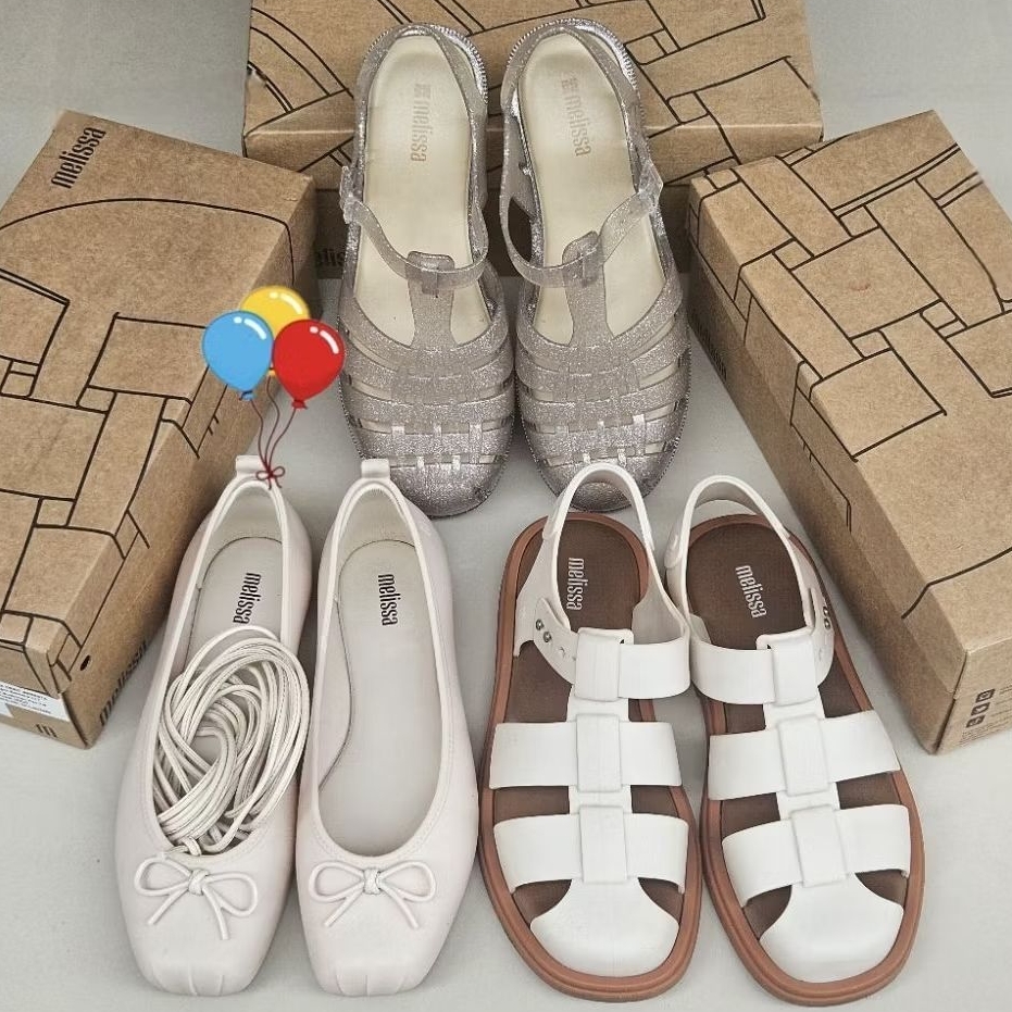 PRELOVED LIKENEW (NETT PRICE) MELISSA POSSESION 39 VICKY 39 SWEET 39 BALLER (new) 38 ( ORIGINAL beli