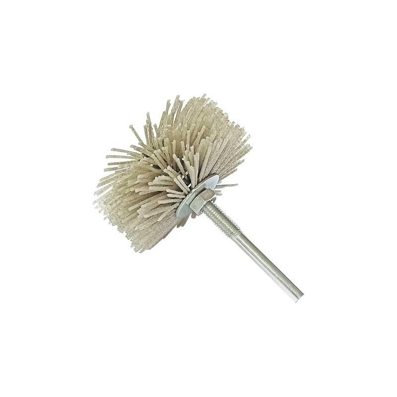 EELIC SIT-POLES80MM Sikat Poles Bor Listrik Kawat Abrasif Nylon Untuk Penghalus Furniture Kayu, Alum