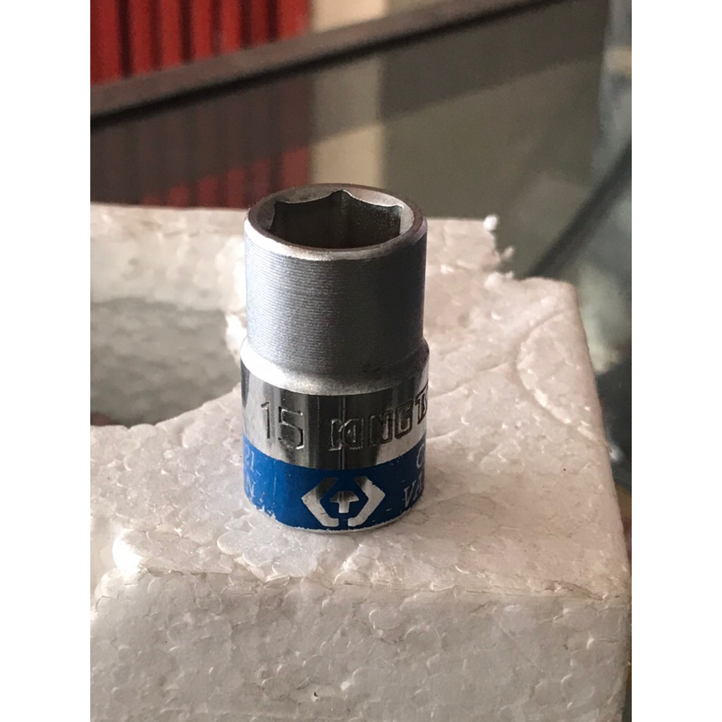 KING TONY KUNCI SHOCK MATA SOCK 15MM 1/2INCH 6PT SEGI 6