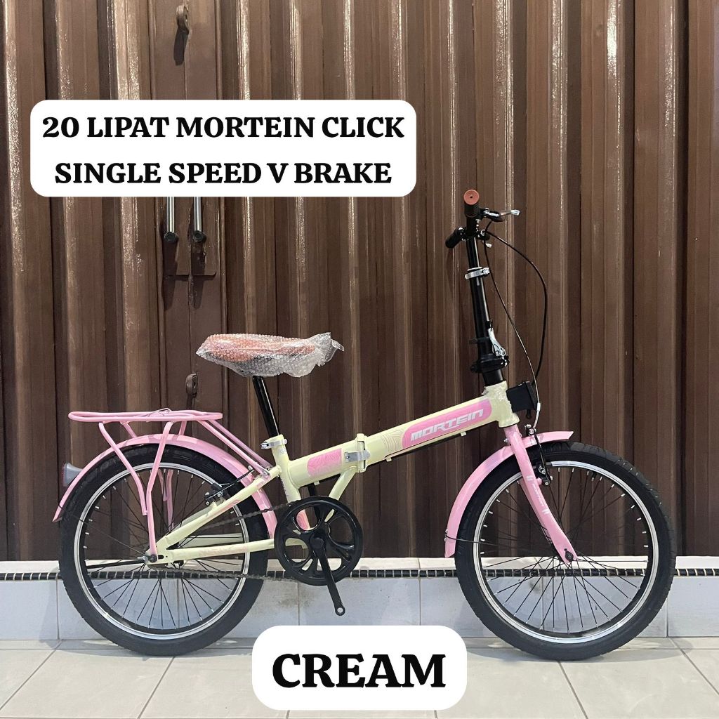 (BATAM) Sepeda Lipat 20 MORTEIN CLICK Single Speed