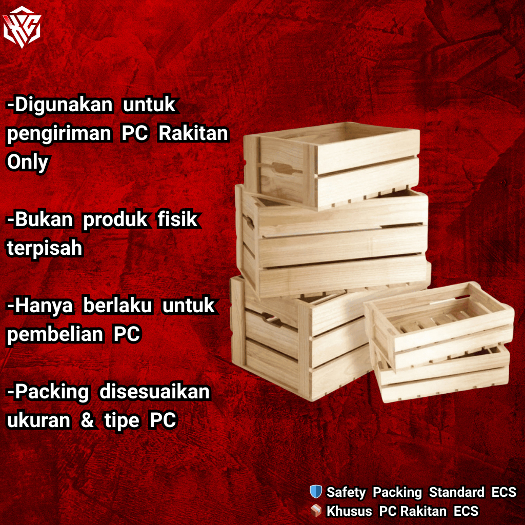 PACKING KAYU KHUSUS PC RAKITAN ONLY BIAR AMAN DI PENGIRIMAN