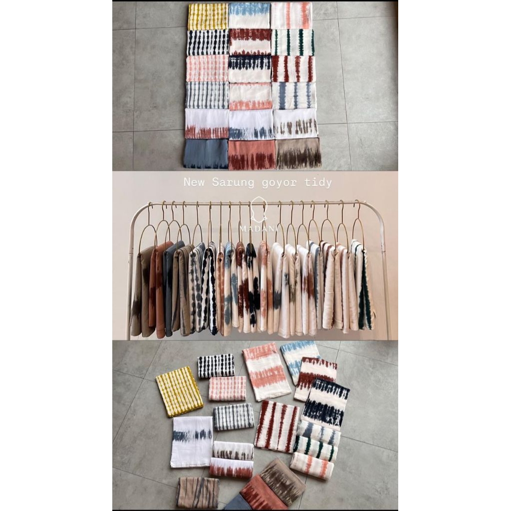 SARUNG RAYON CORAK/SARUNG SANTRI WANITA/SARUNG CORAK ABSTRAK MADANI