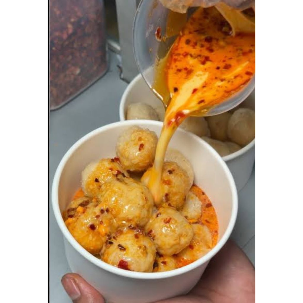 Cimol Kuah Keju Frozen Isi 7 pcs | Cimol Frozen Aneka Rasa Ayam Keju Original | Jajanan Frozen Food