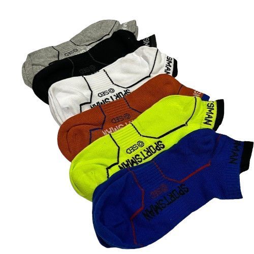 MEGASTORE Kaos Kaki Pria Sport Gym /  Kaos Kaki Sepak Bola / Kaos Kaki Pendek Pria Sport Tebal Olahr