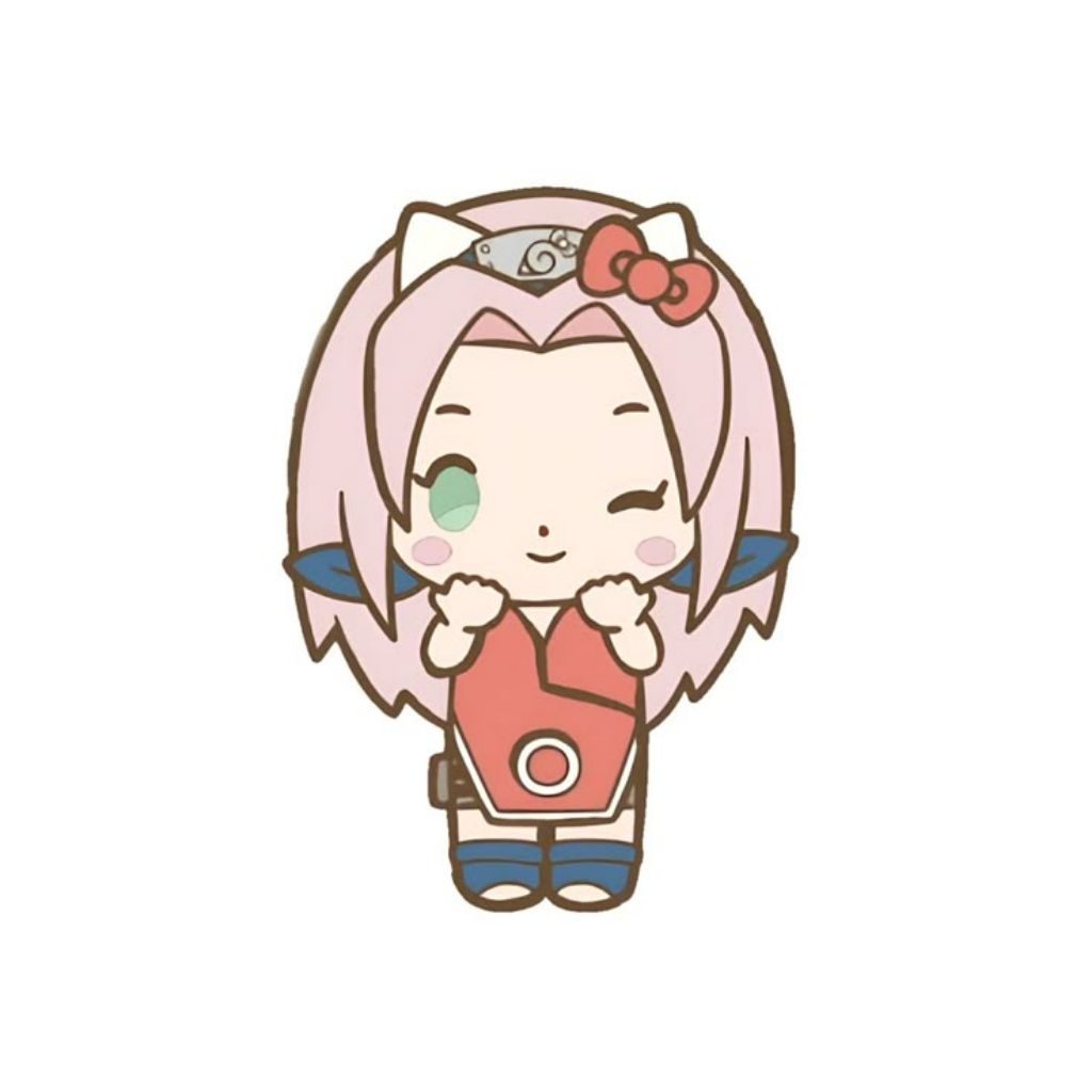 CHIBIGURUMI NARUTO SAKURA HARUNO ORIGINAL