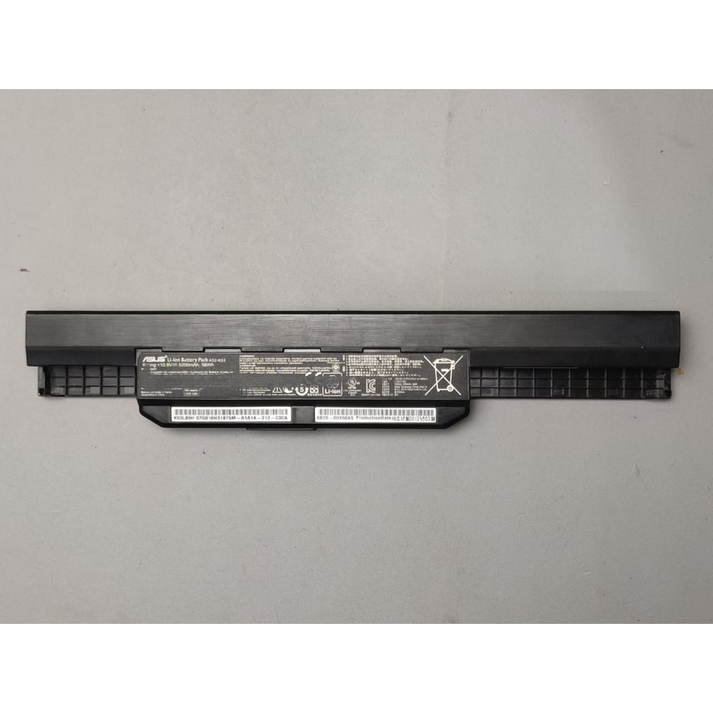 ET37 BAT-AS-9 BATERAI BATTERY LAPTOP ASUS A43E A32-K53 10.8V 5200mAh 56Wh