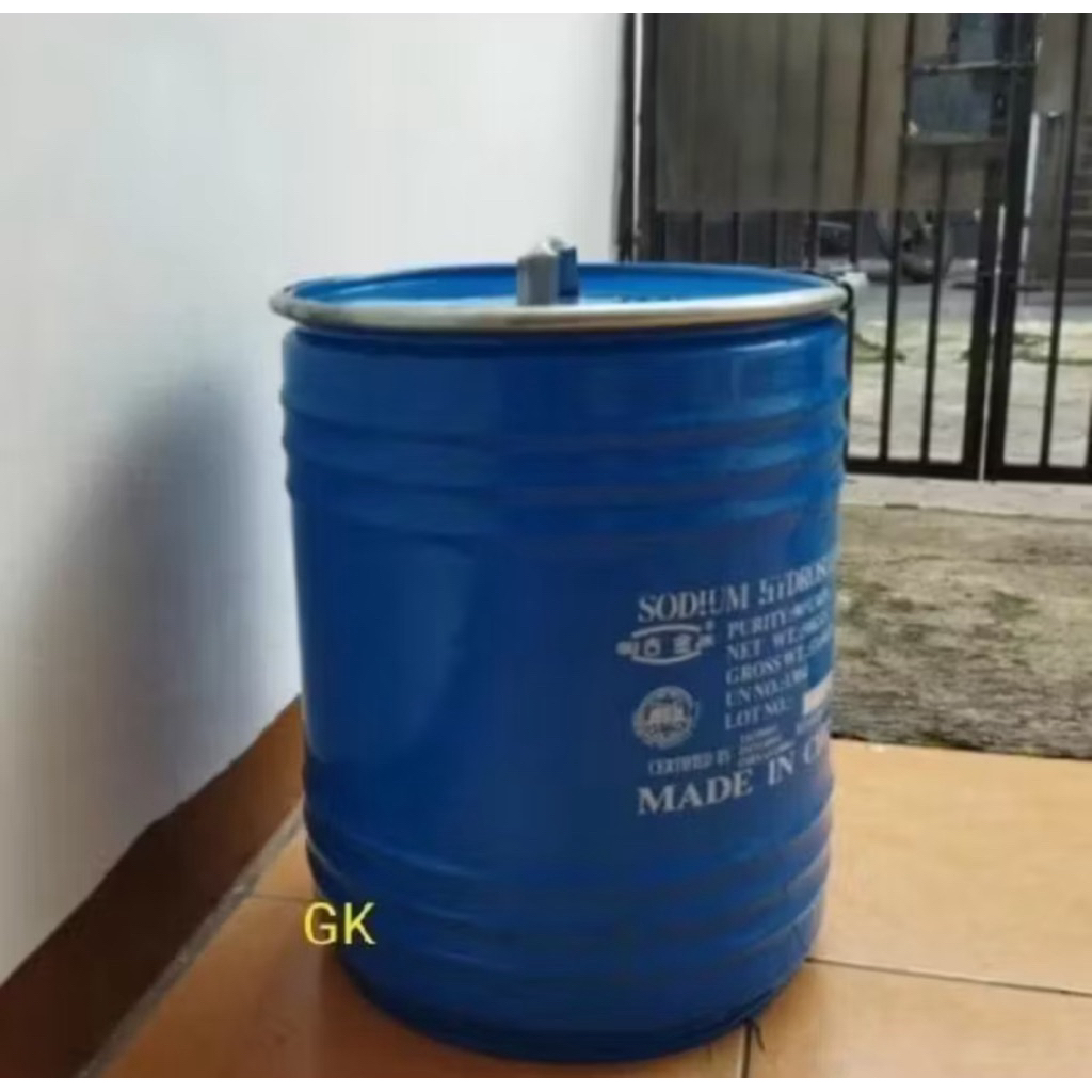 Drum besi 50 kg untuk tong sampah/Tong bakar sampah