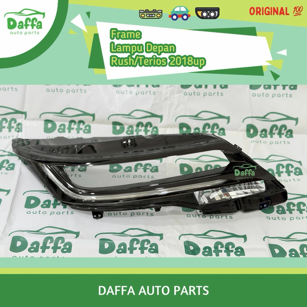 Frame Kacamata Headlamp Lampu Depan Mobil Rush Terios 2017 2018 2019 2020 2021 2022 2023 2024 2025 L
