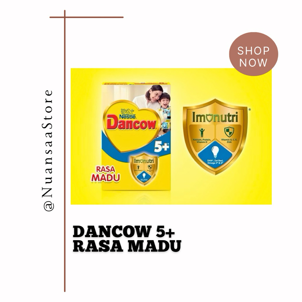 Susu Dancow 5+ Rasa Madu Box 750g