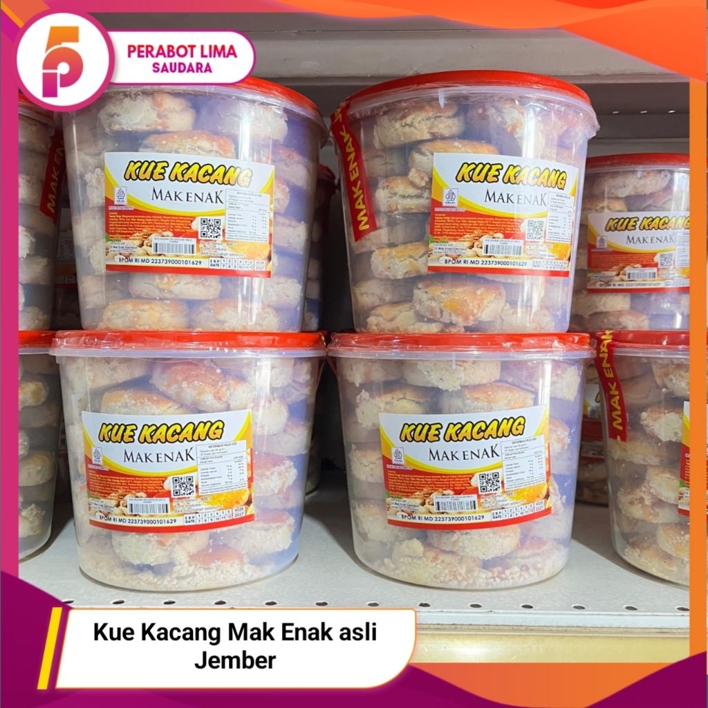Kue Kacang Mak Enak Asli Jember/ Kacang Mak Enak