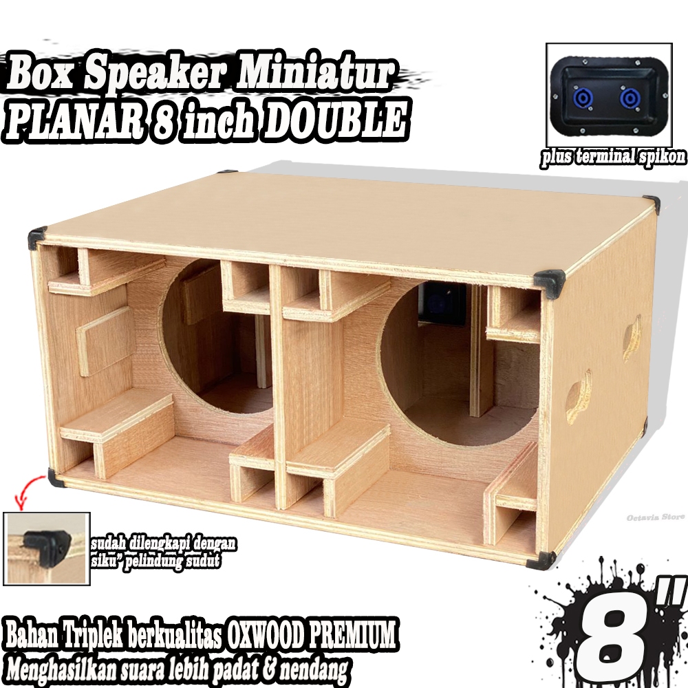 Box Speaker Miniatur Planar 8 Inch