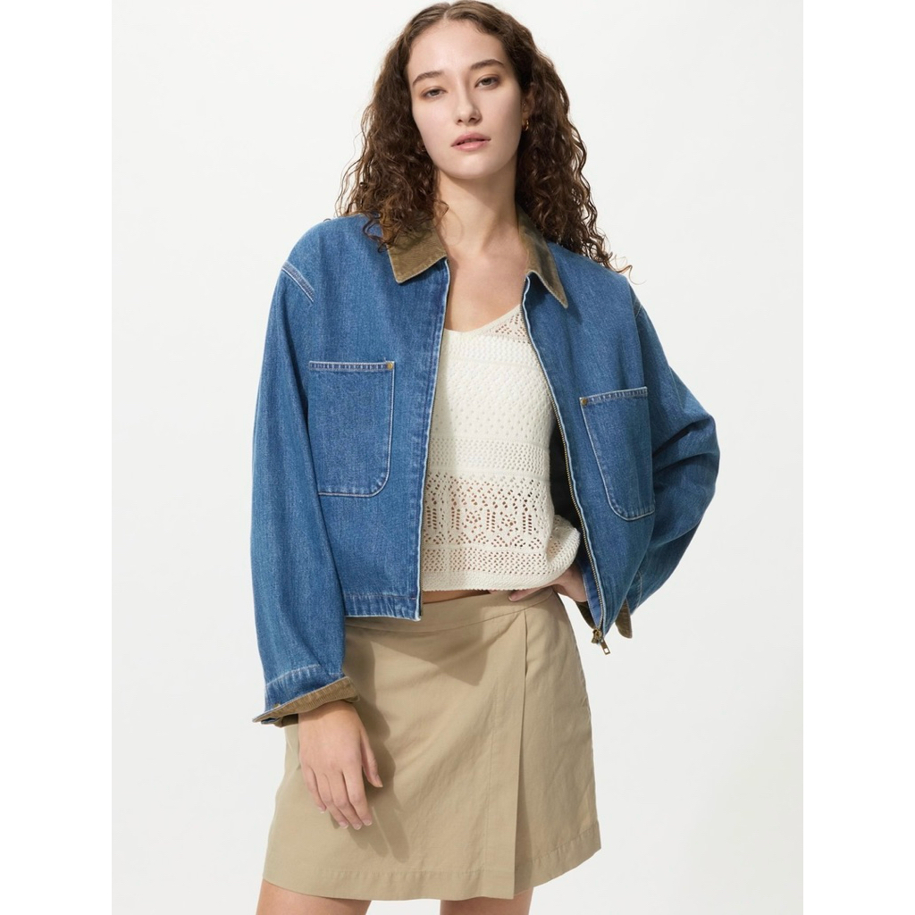 Uniqlo Zip Up Short Jacket