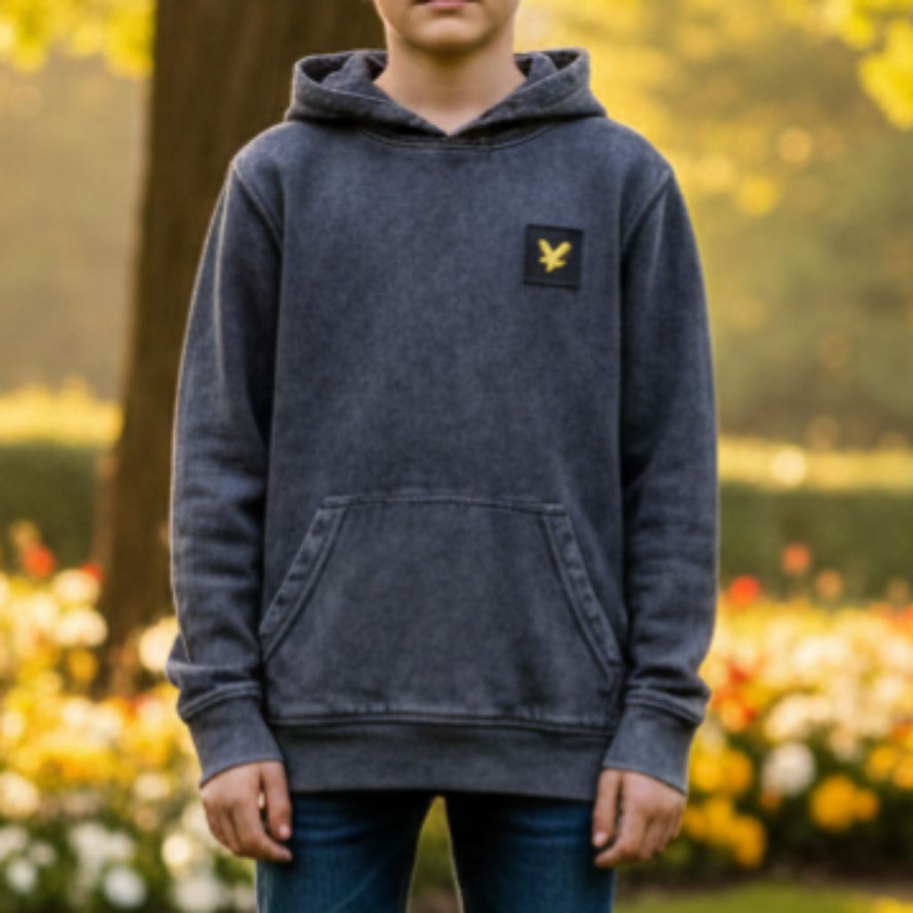 hoodie LYLE & SCOTT JUNIOR hoodie dark grey