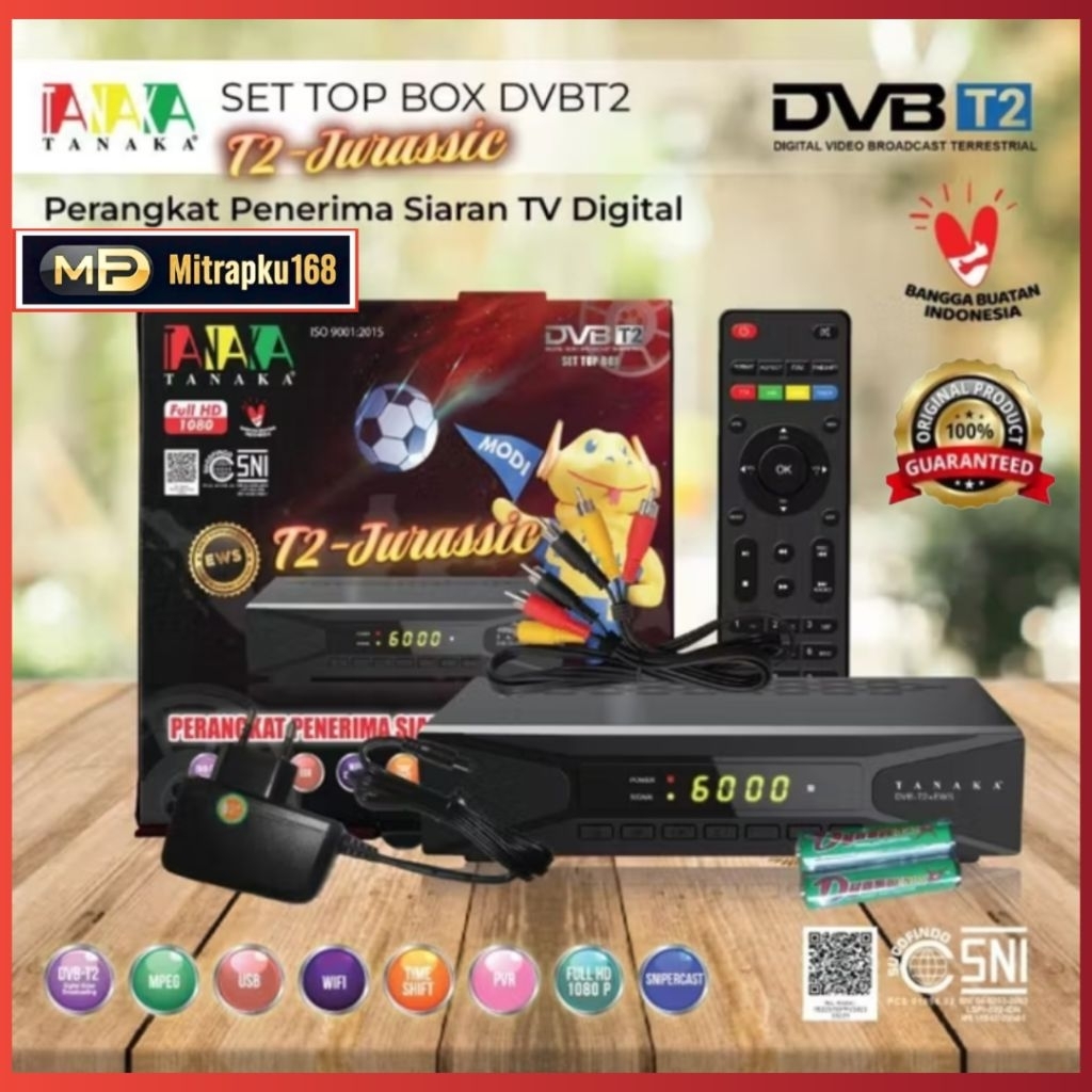 Set Top Box Tanaka T2 Jurasstic Full HD STB Tanaka Full HD