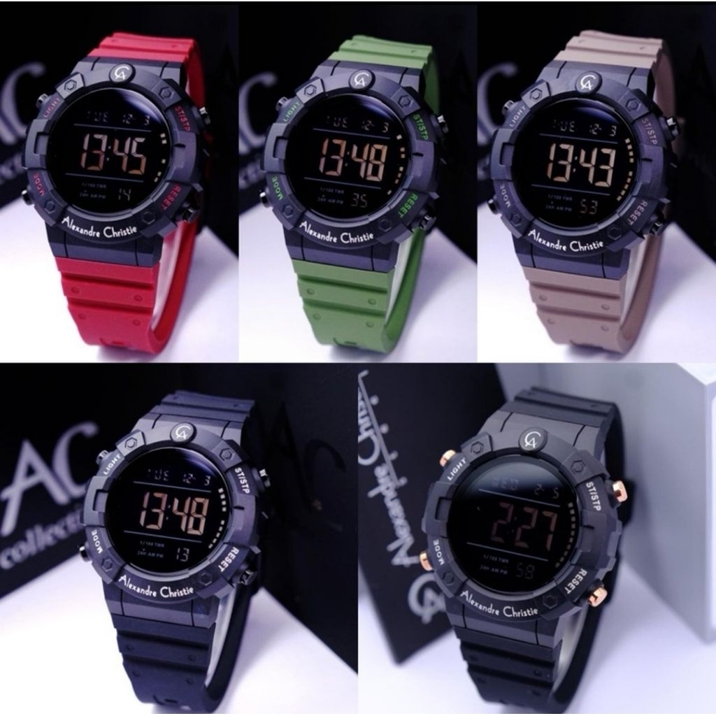 Alexander Christie 9388 Digital Jam Pria Original