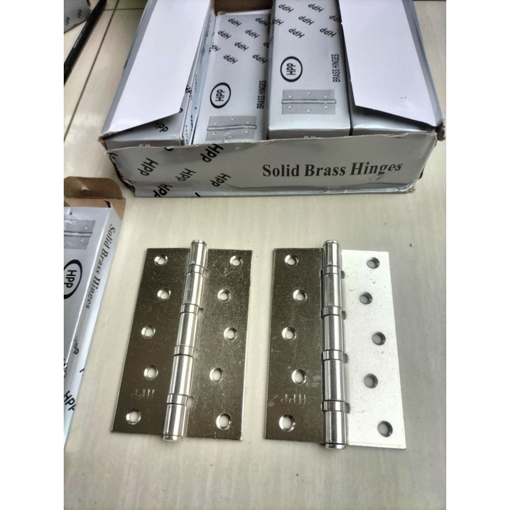 engsel  hpp 5". putih. 1 pak ( 12 pasang)