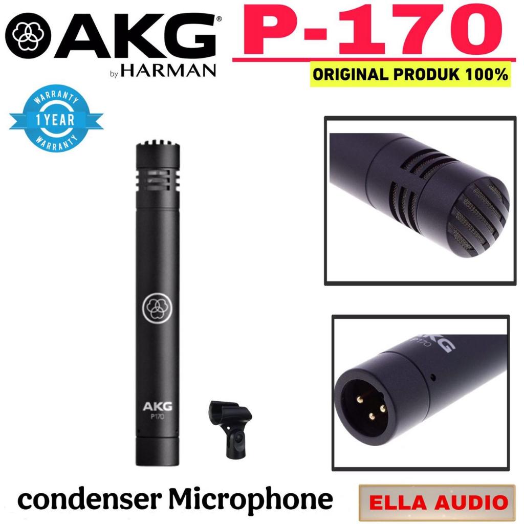 AKG P-170 Microphone Condensor Instrument mic Akg P 170