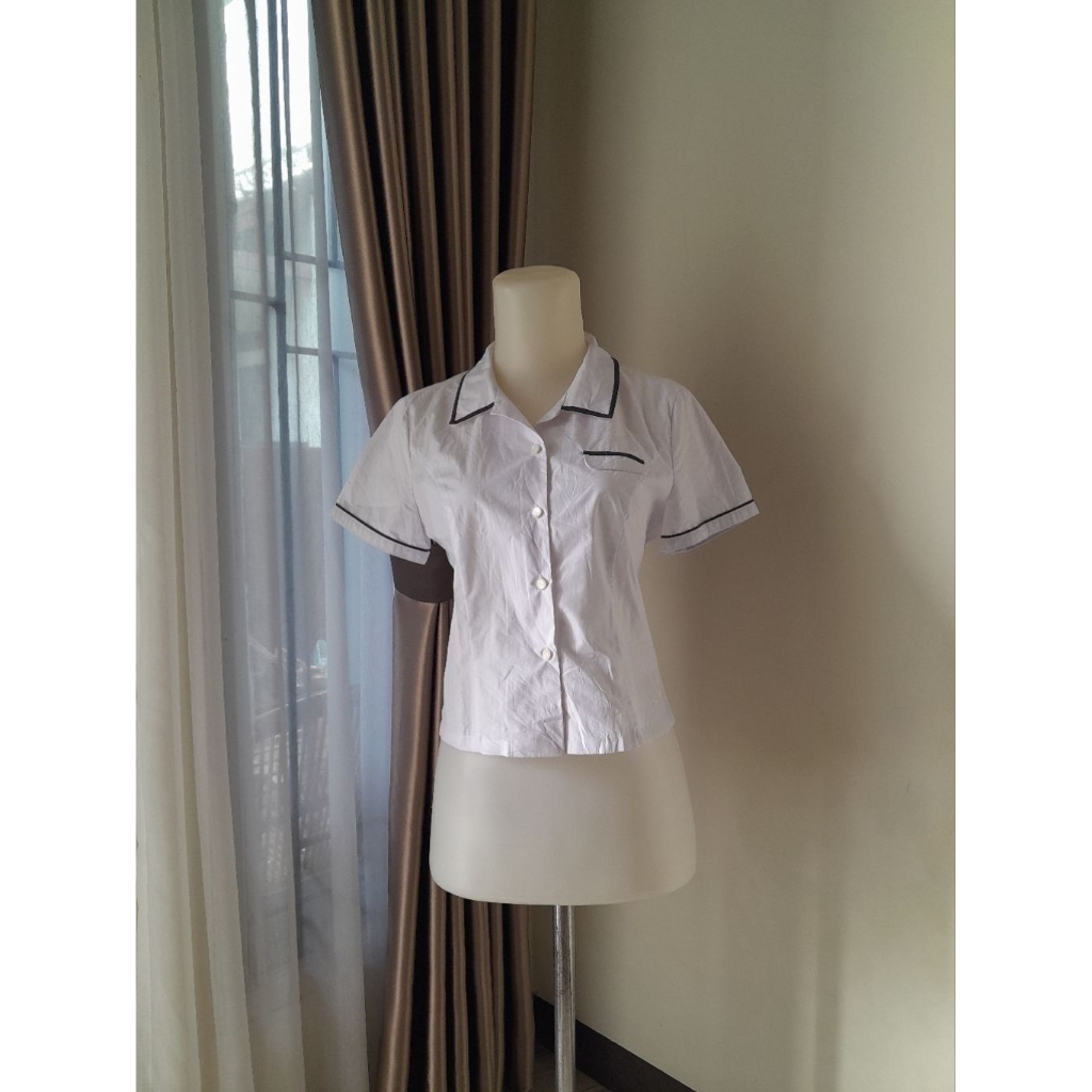 Korean Japan Uniform Shirt, Uniform Crop, Seragam Sekolah Korea Jepang