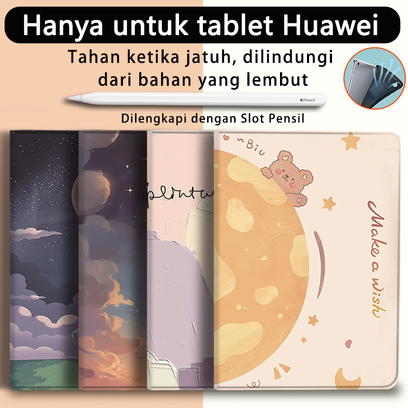 Untuk Casing Tablet Huawei T10/T10s 10.1 Matepad SE 11 2024/11/2021/2023/MatePad 11.5s/MatePad 10.4 