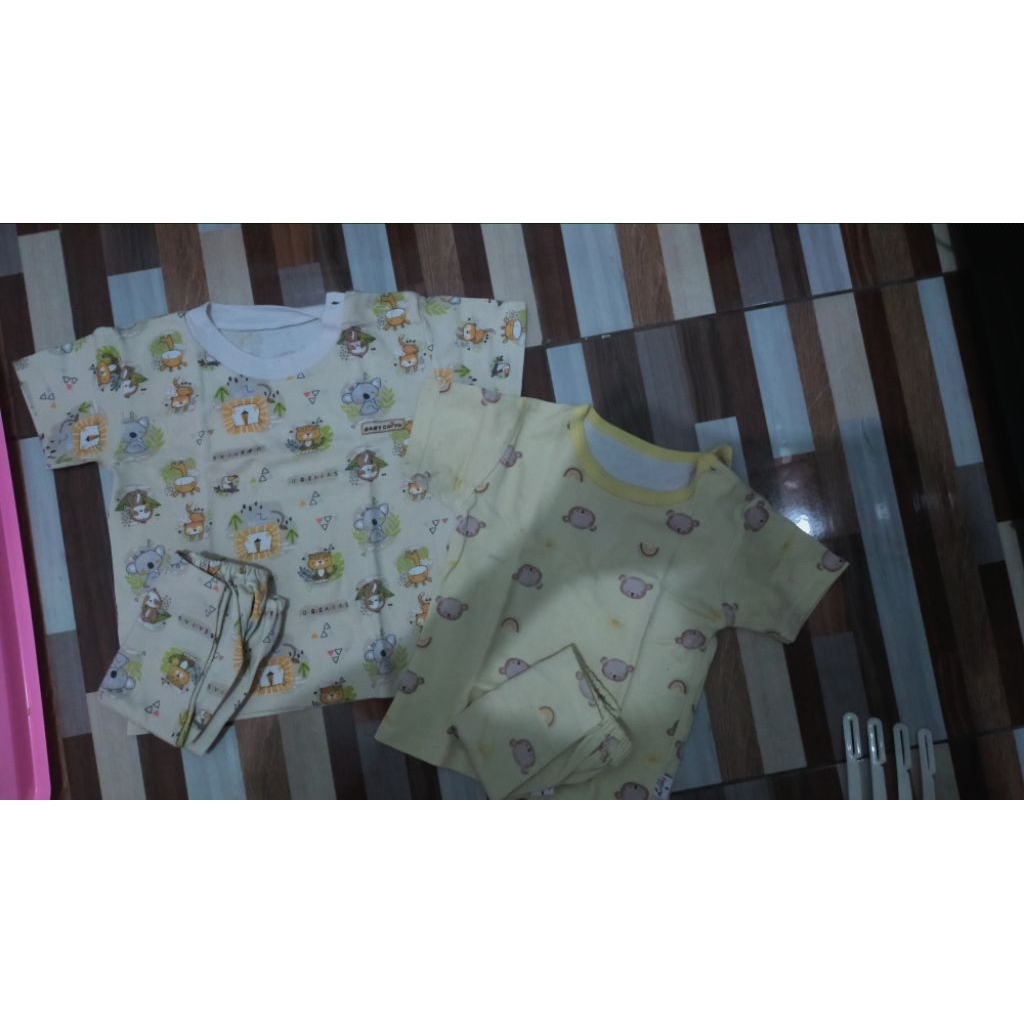 setelan baju celana pendek