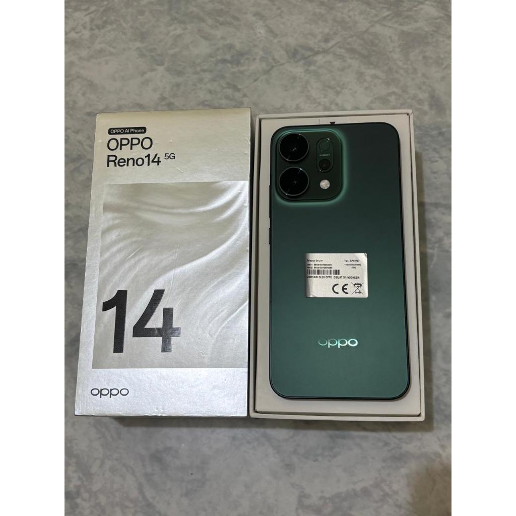 OPPO RENO 14 5G 12/256GB SECOND FULLSET GARANSI