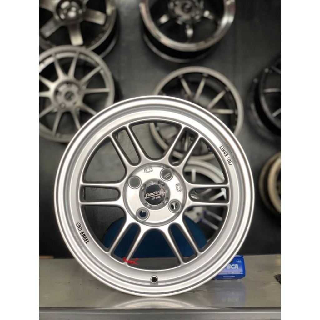 Velg Enkei RPF1 Face-2 R15 PCD 4×100 Hyper Silver (NEW)