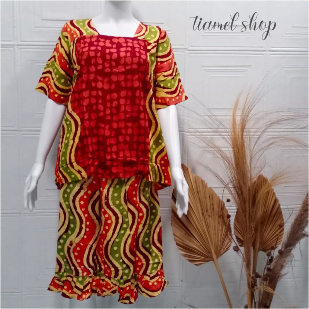 Setelan 3/4 Rok Huza Batik/dasterpekalongan