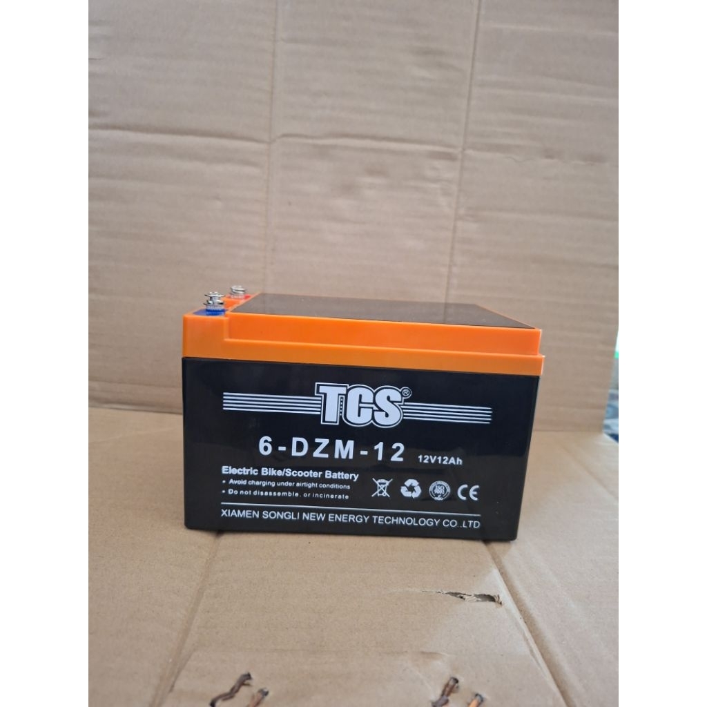 baterai sepeda/skuter listrik TCS 6-DZM-12.