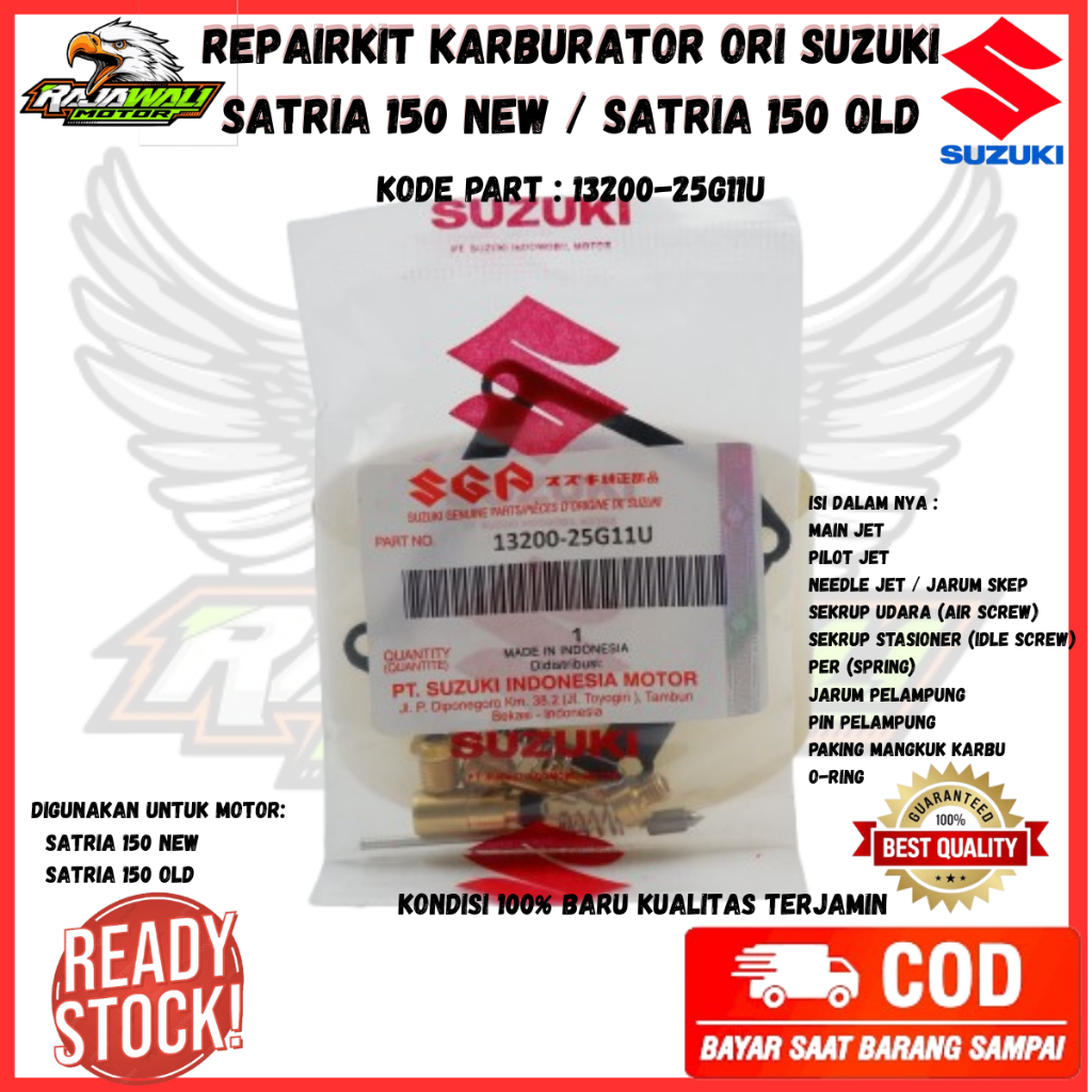 Repairkit Karburator Suzuki Satria FU Old Ori - Repairkit Satria Fu Lama - Repairkit Motor Satria