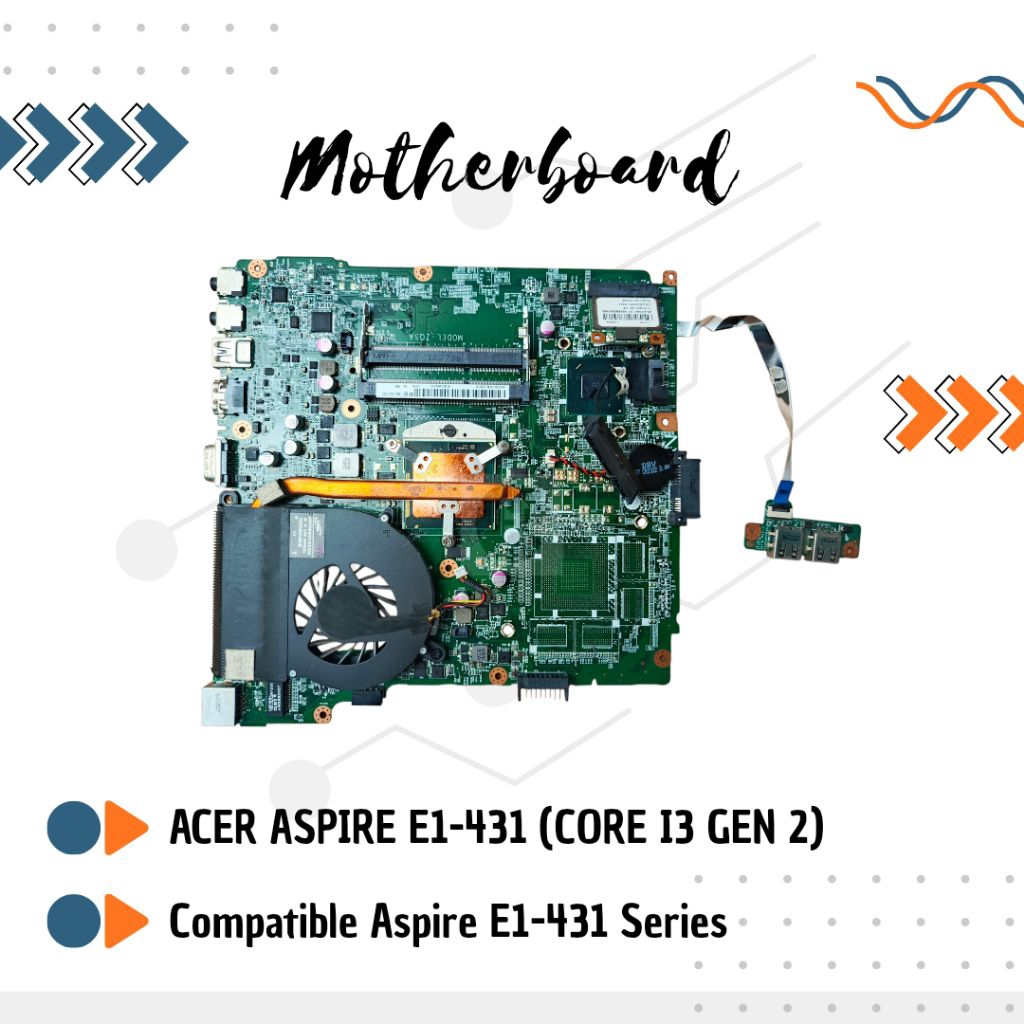 Motherboard Acer Aspire E1-471, E1-431 (Core i3 Gen 2)