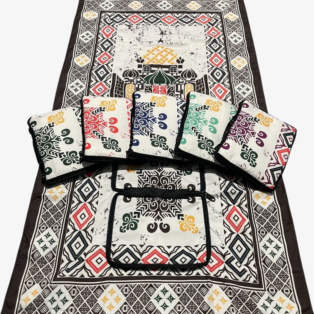 Sajadah Travel Dompet Batik Full Colour 2 Lapis - Grosir Sajadah Batik Jogja