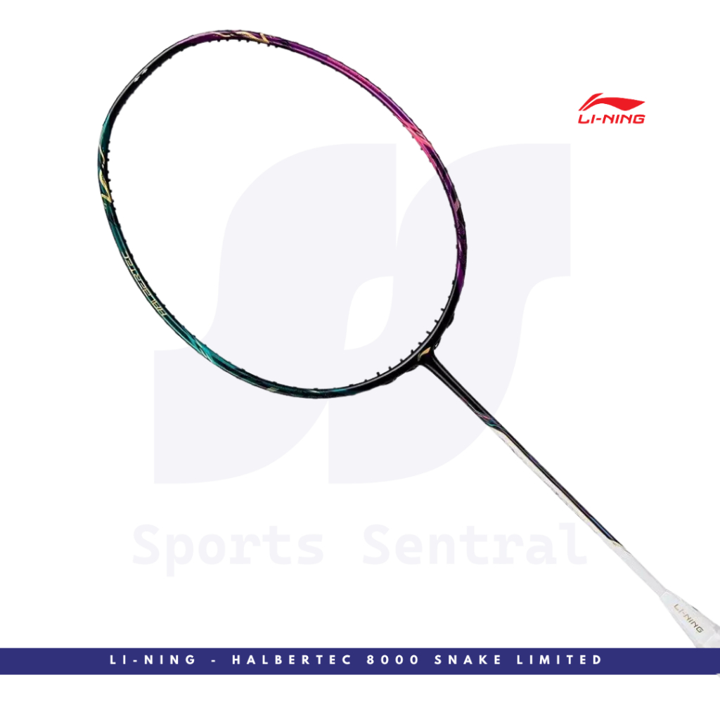 Lining Raket Badminton Halbertec 8000 Snake Limited Edition