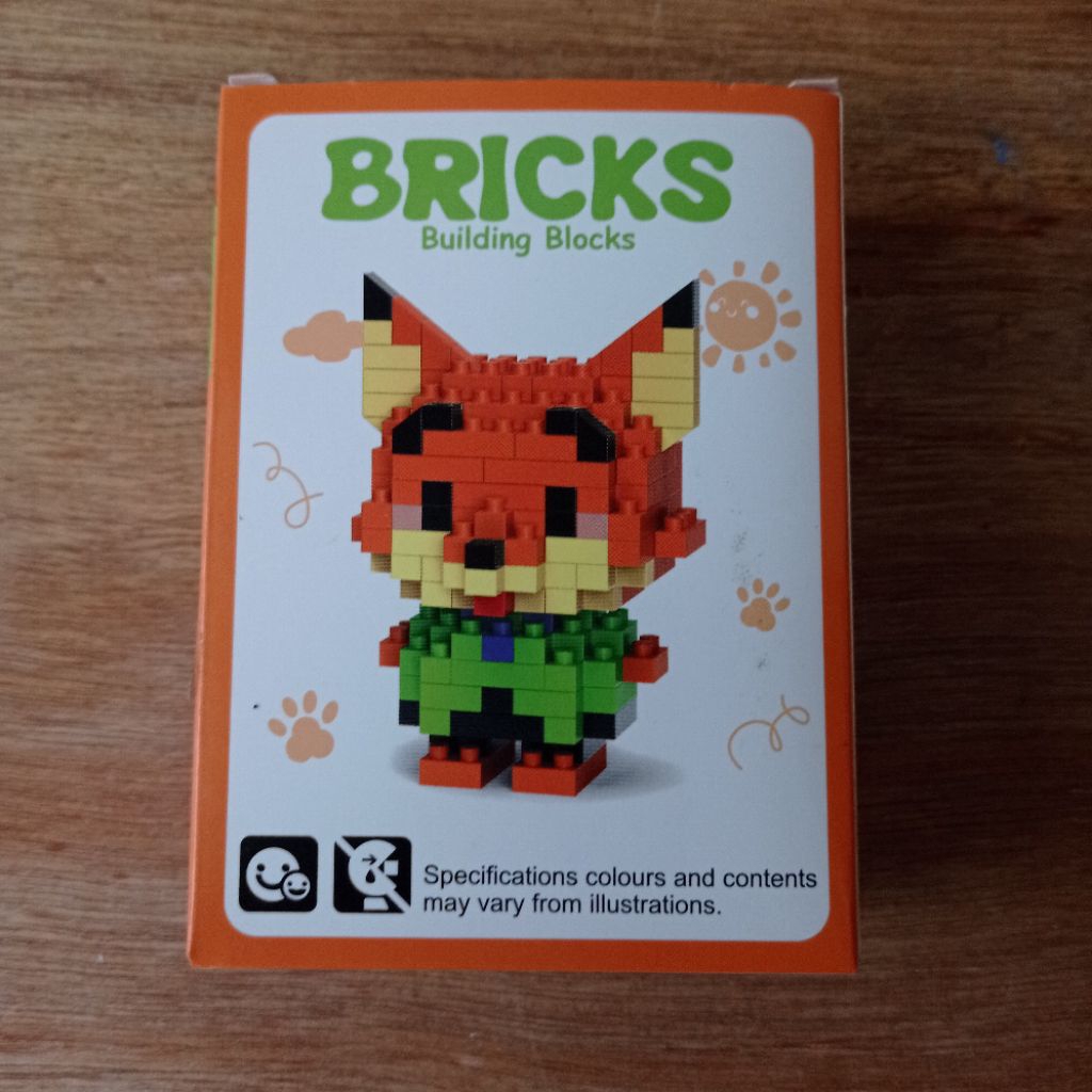 Bricks Fox Building Block Figure