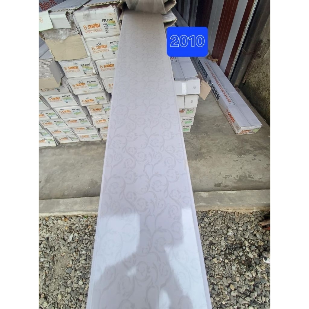 plafon pvc motif putih