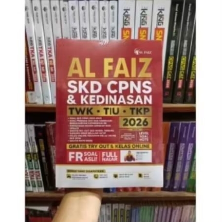 buku SKD CPNS & KEDINASAN TWK-TIU-TKP 2026 AL FAIZ
