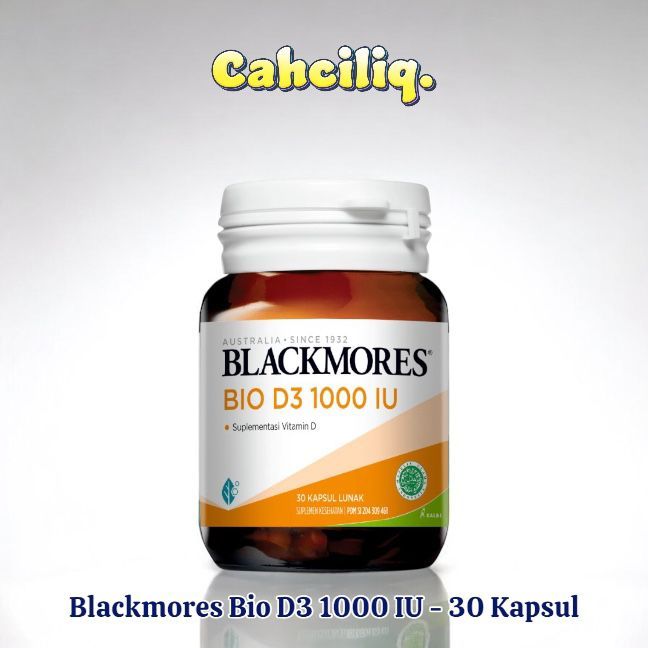 Blackmores Bio D3 1000mg Tinggi Vitamin D (30)