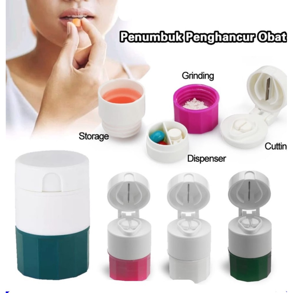 Alat Penghancur Obat serbaguna Alat Pencacah Obat Alat Penggerus tablet