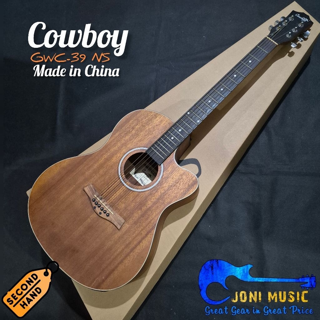 Gitar Akustik Elektrik Cowboy GWC 39 NS Original