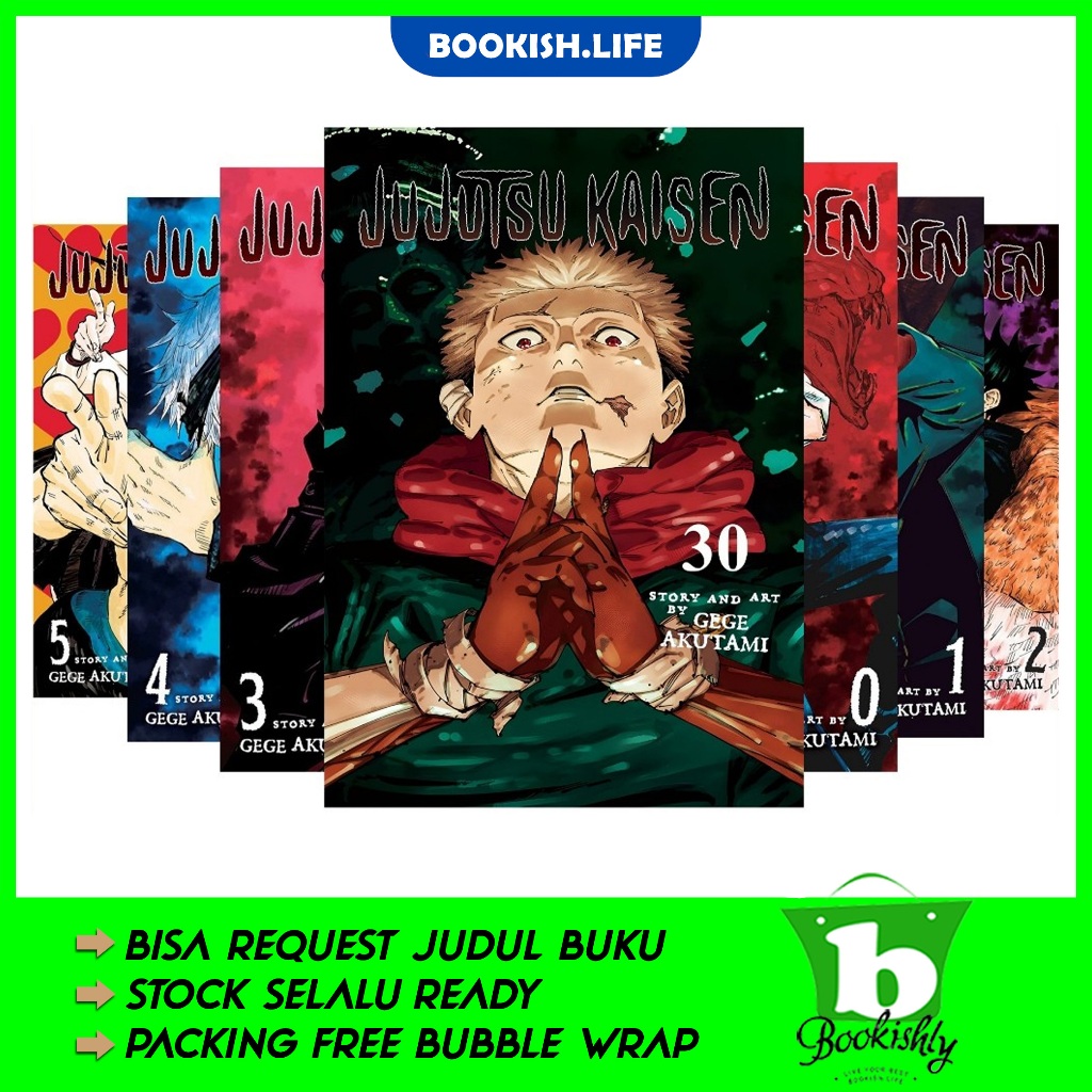Manga Jujutsu Kaisen, Vol 0-30  (English)