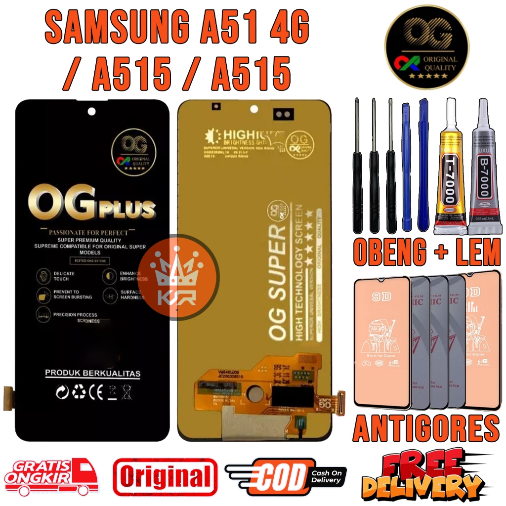LCD Touchscreen SAMSUNG A51 4G / A515 / A515F ORI Original OEM Lcd Toucshcreen Fullset