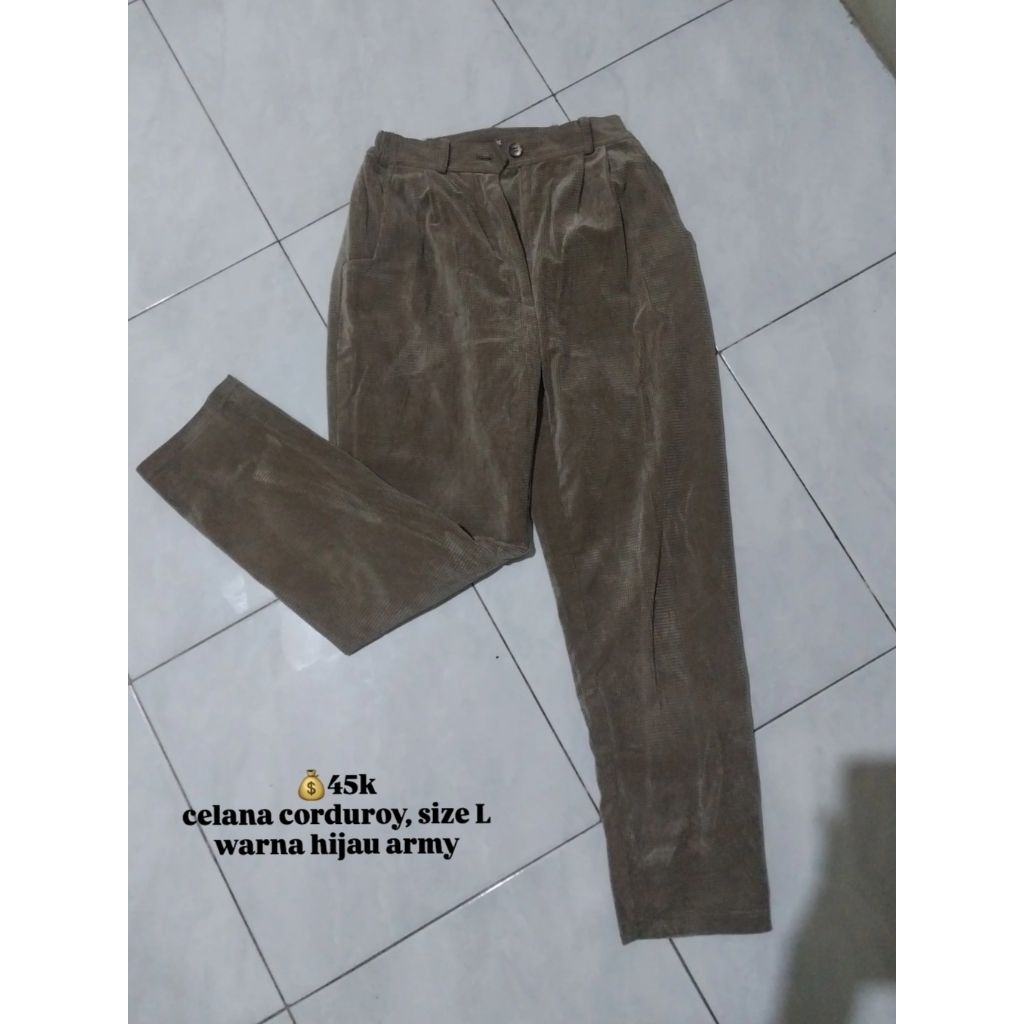 PRELOVED CELANA CORDUROY