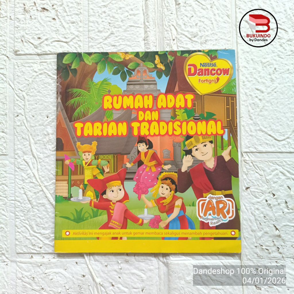 Rumah Adat dan Tarian Tradisional - Dancow Fortigro Buku Cerita Anak Bekas Preloved