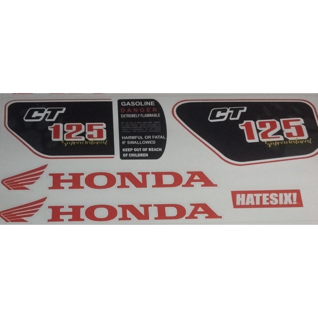 decal Honda ct 125 custom