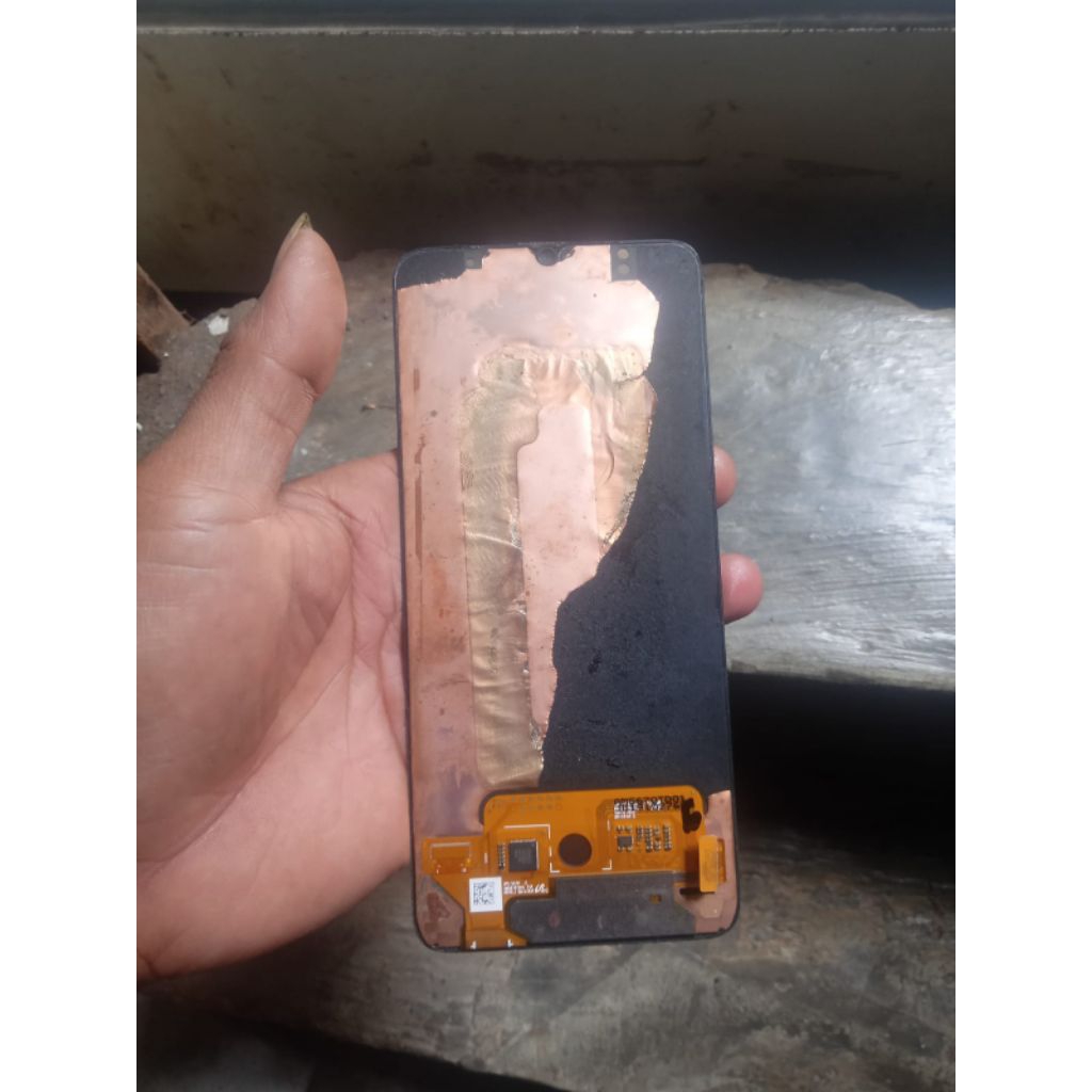 jual LCD copotan hp samsung A70 Amoled stok satu-satunya